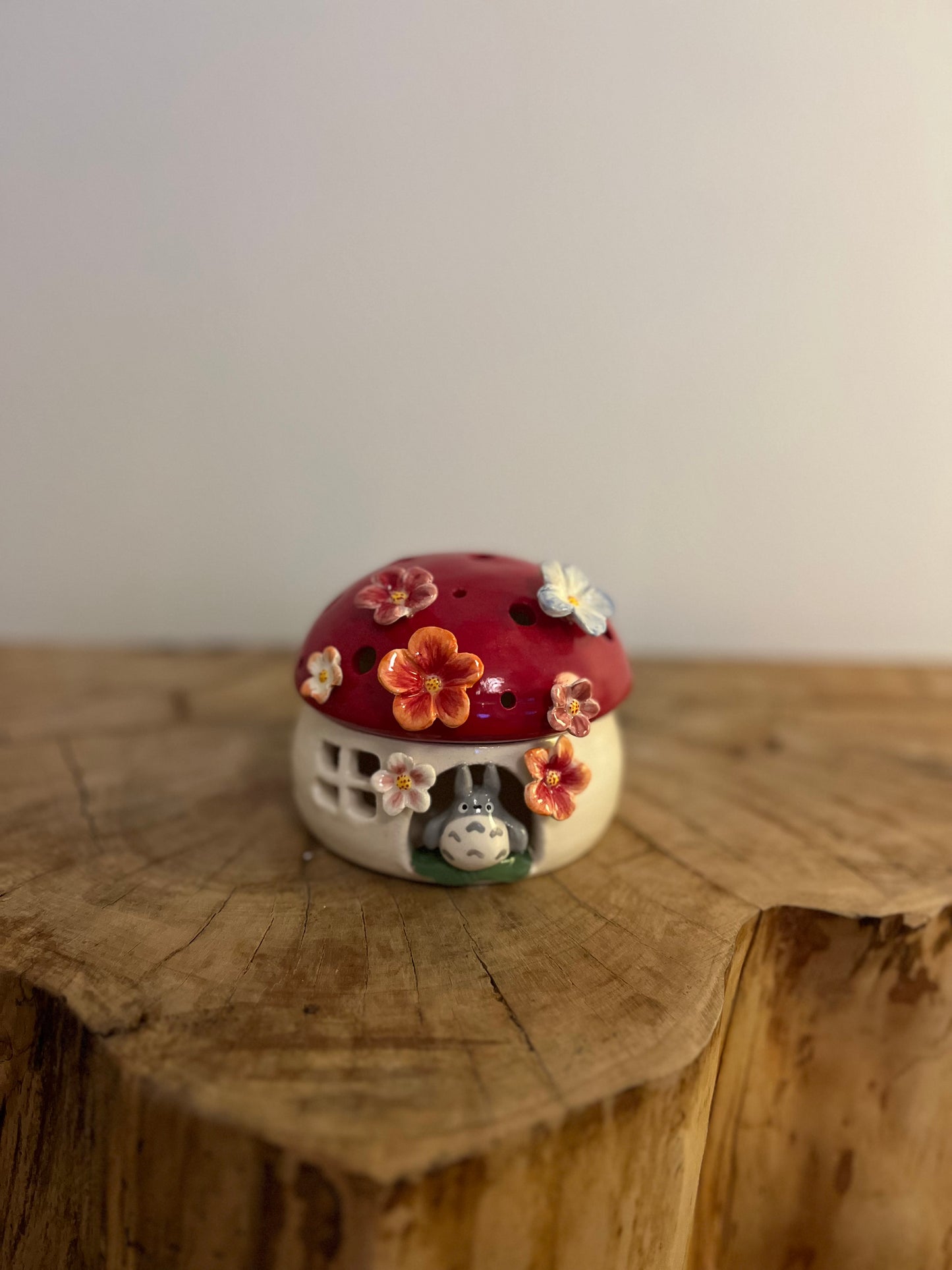 Totoro Inspired Tealight Holder