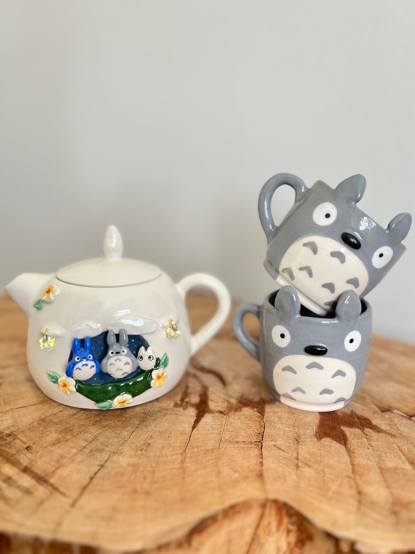 PREORDER Totoro Inspired Mini Teapot Set
