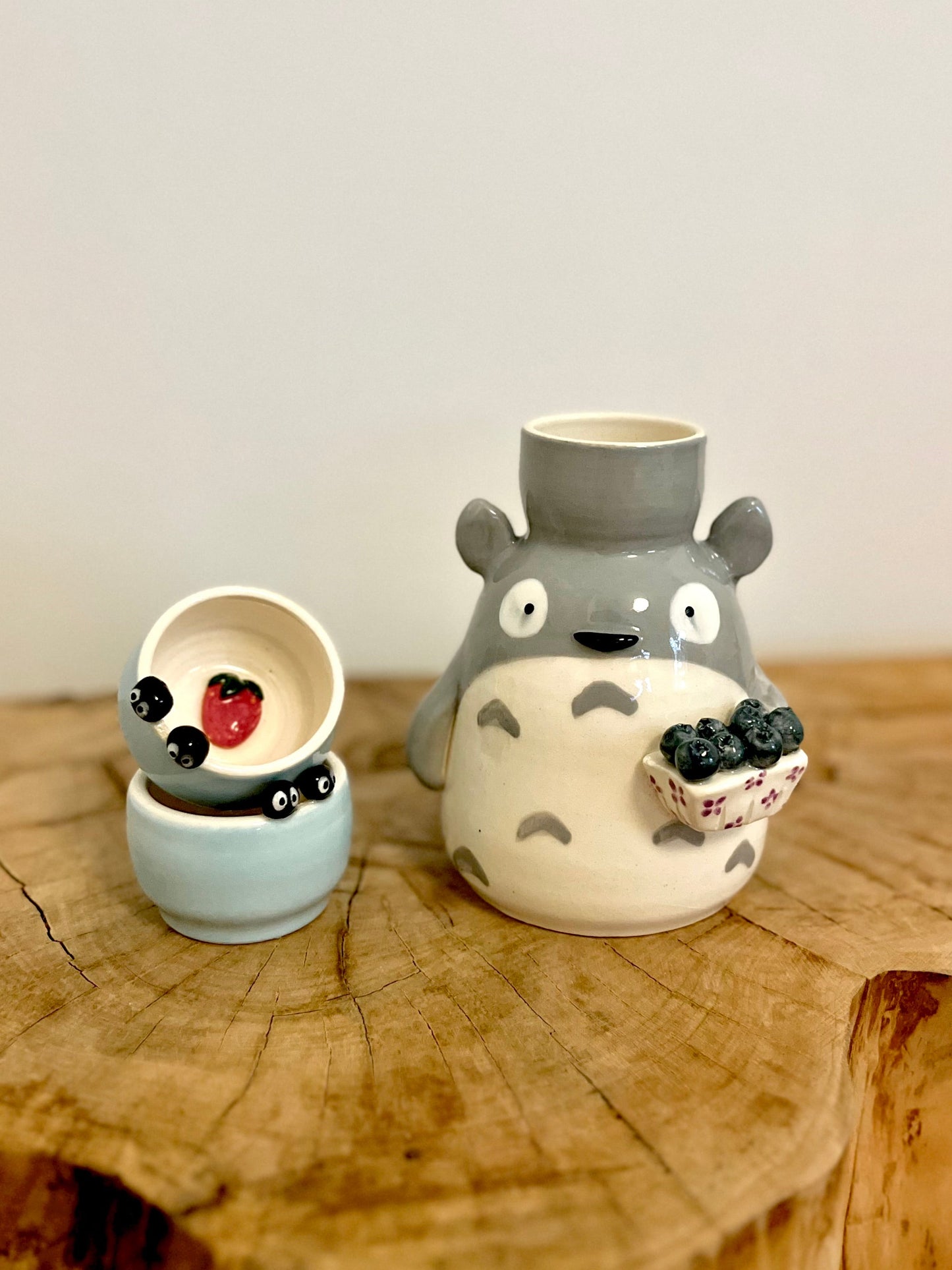 Fruit Totoro Inspired Sake Set