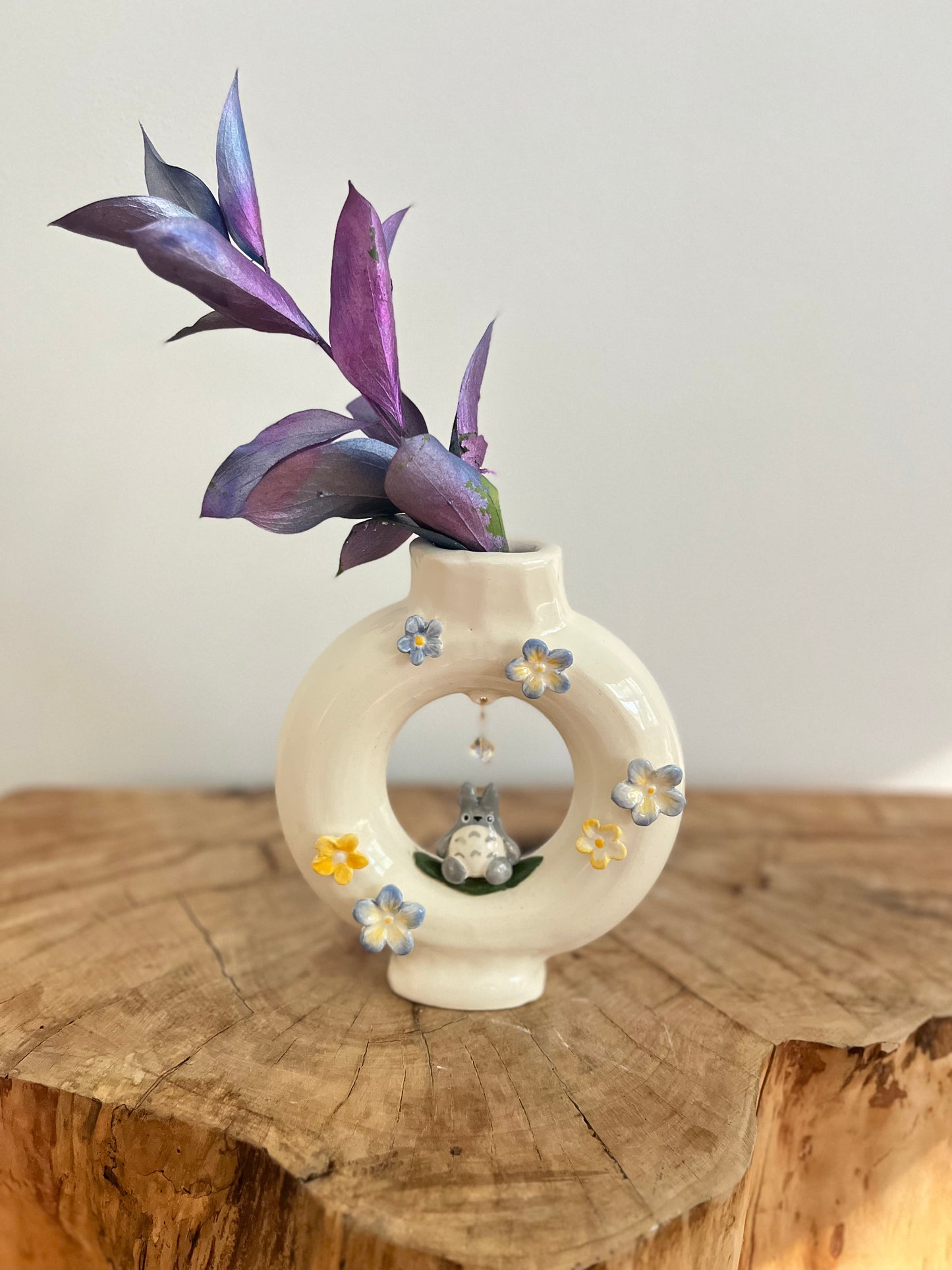 SECONDS Totoro Inspired Circle Vase
